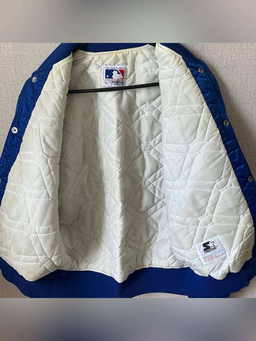 Vintage 80s Chicago Cubs Starter Brand Jacket - Adult Medium - Picture 10 of 12